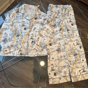 YiNi LuLu Silky Rabbit Pajamas Set Bunny‎ mushroom Easter Shroom black white